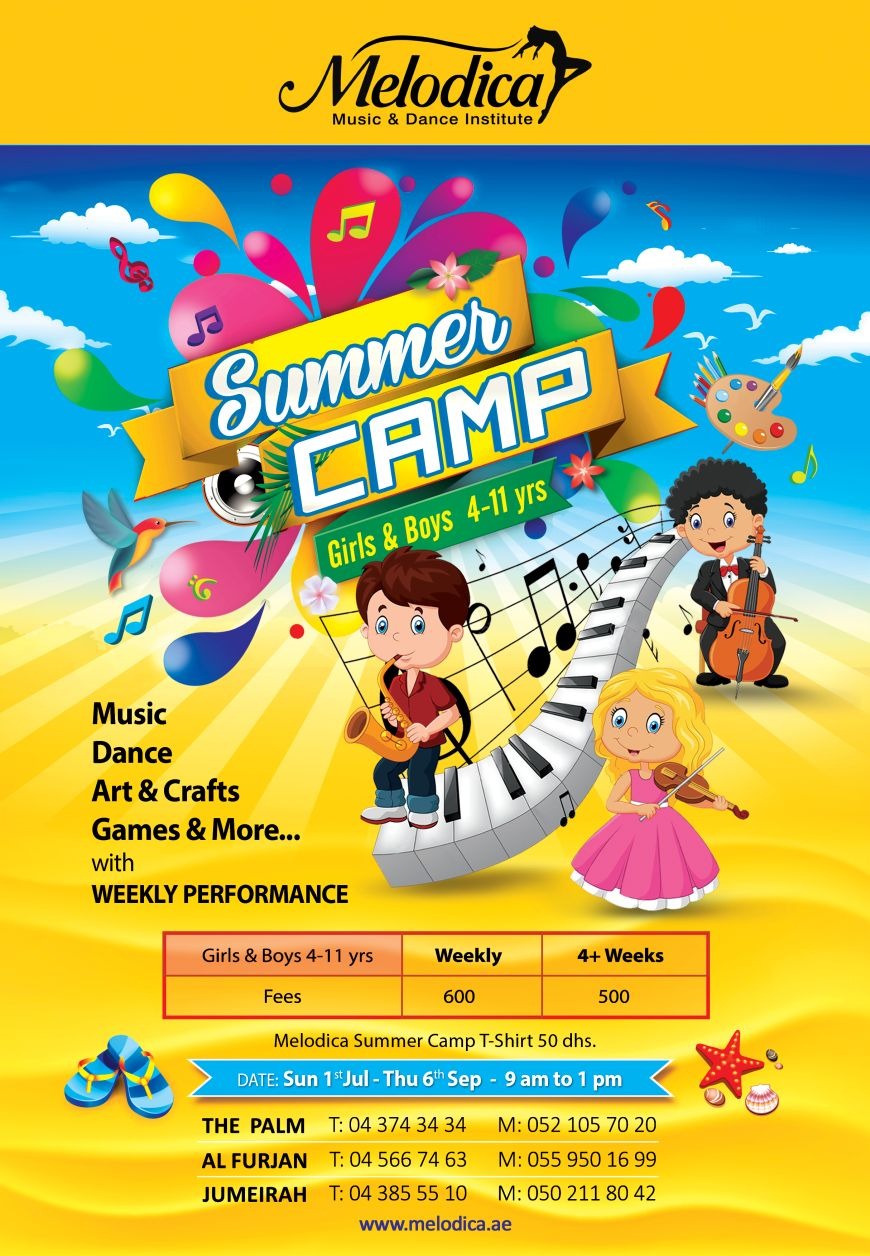 Summer Camp in Dubai | Melodica Dance & Music Institute Summer Camp in Dubai | Melodica Dance & Music Institute